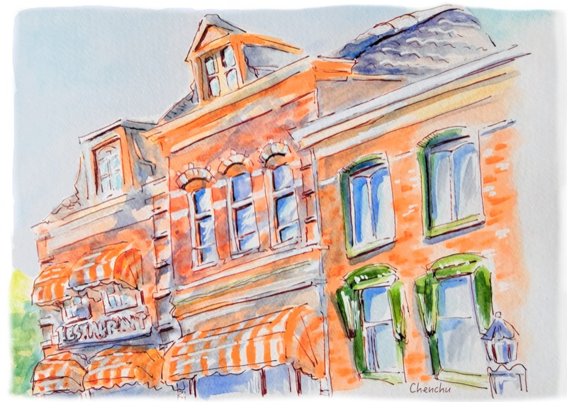 Red Brick & Awnings, Muiden